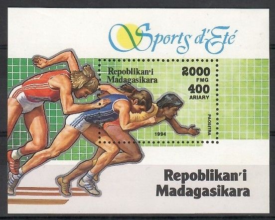 Znaczek Madagaskar 1994 Mi bl 262 Czyste **