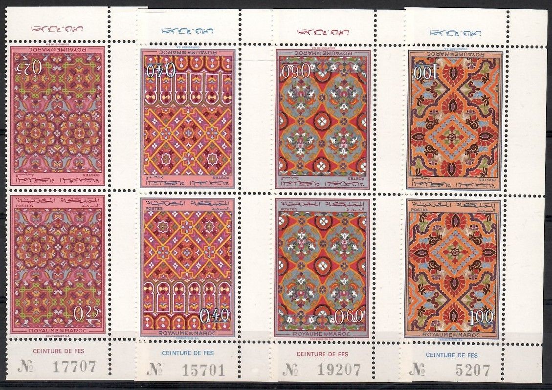 Znaczek Maroko 1968 Mi 624-627 Czyste **