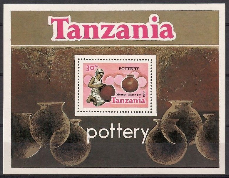 Znaczek Tanzania 1985 Mi bl 46 Czyste **
