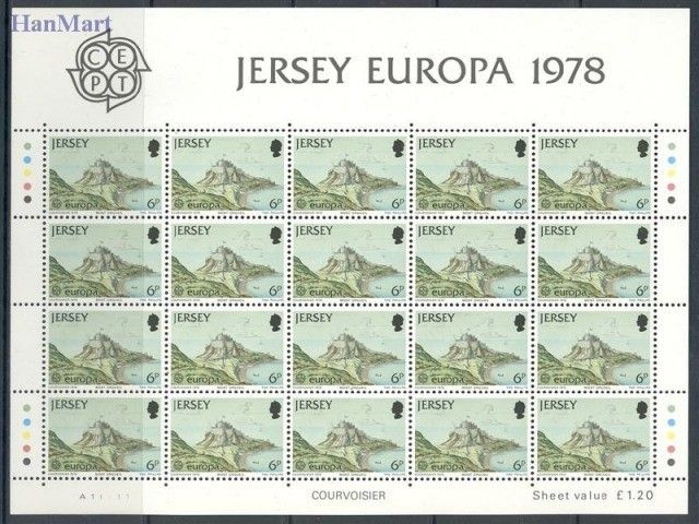 Znaczek Jersey 1978 Mi ark 177-179 Czyste **