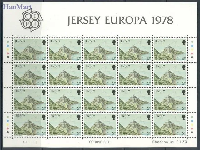 Znaczek Jersey 1978 Mi ark 177-179 Czyste **