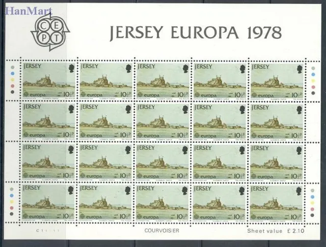 Znaczek Jersey 1978 Mi ark 177-179 Czyste **