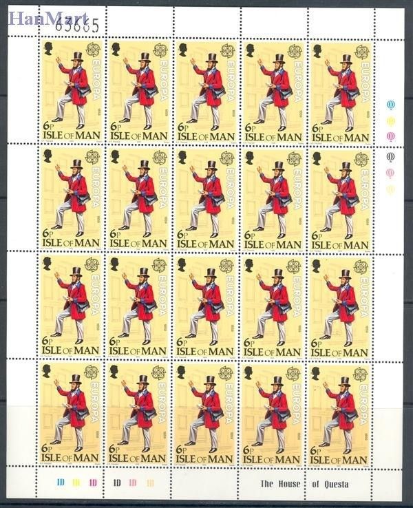 Znaczek Wyspa Man 1979 Mi ark 142-143 Czyste **