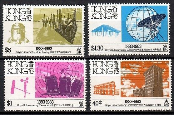 Znaczek Hong Kong 1983 Mi 419-422 Czyste **
