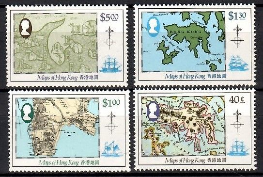 Znaczek Hong Kong 1984 Mi 427-430 Czyste **
