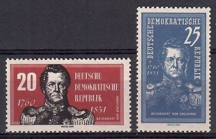 Znaczek NRD / DDR 1960 Mi 793-794 Czyste **