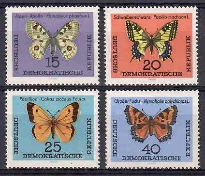Znaczek NRD / DDR 1964 Mi 1005-1008 Czyste **