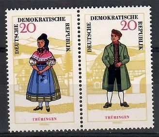 Znaczek NRD / DDR 1964 Mi 1078-1079 Czyste **
