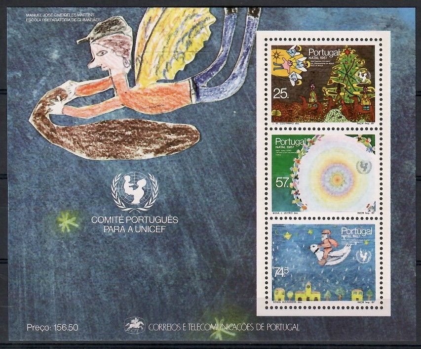Znaczek Portugalia 1987 Mi bl 56 Czyste **