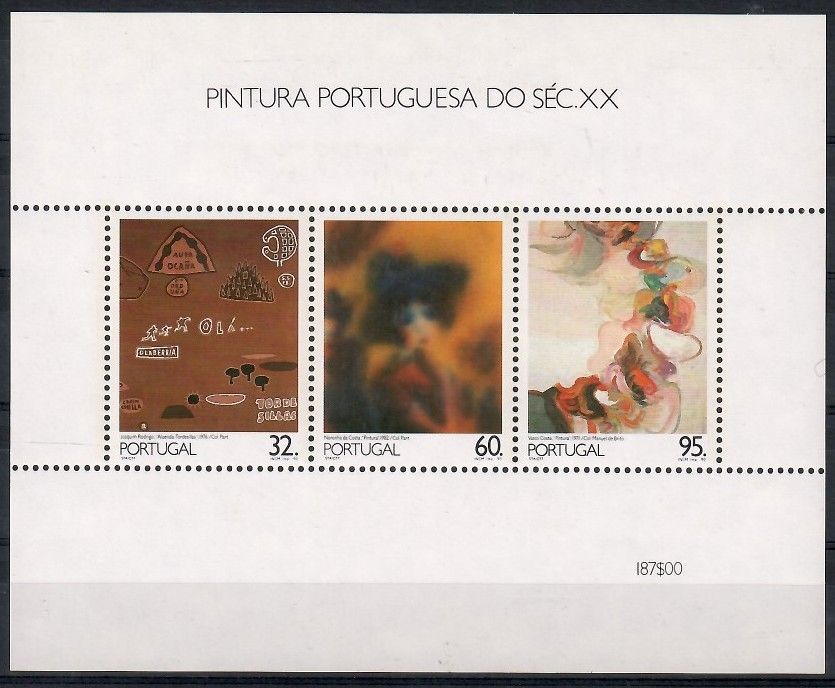 Znaczek Portugalia 1990 Mi bl 70 Czyste **