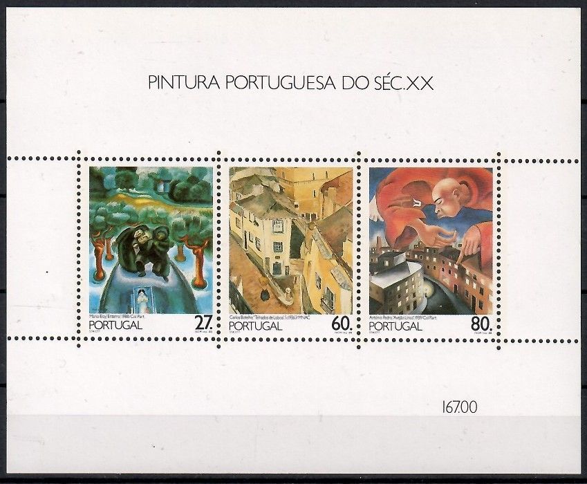 Znaczek Portugalia 1988 Mi bl 61 Czyste **