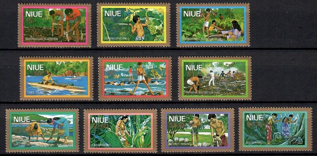Znaczek Niue 1979 Mi 224-233 Czyste **