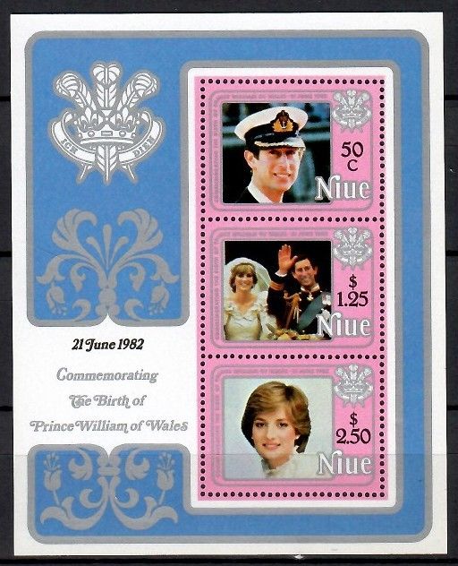 Znaczek Niue 1982 Mi bl 58 Czyste **
