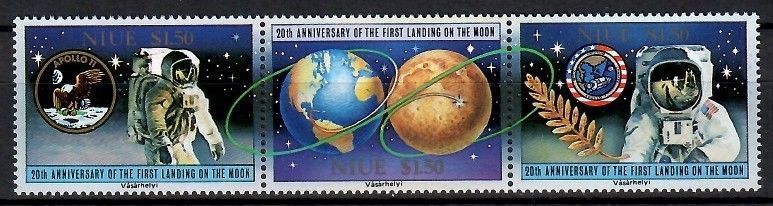 Znaczek Niue 1988 Mi 742-744 Czyste **