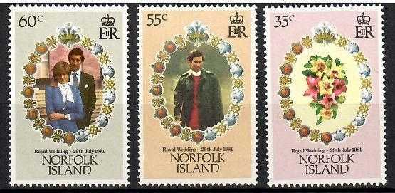 Znaczek Norfolk 1981 Mi 264-266 Czyste **