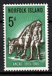 Znaczek Norfolk 1965 Mi 60 Czyste **