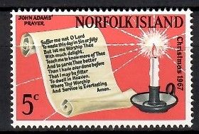 Znaczek Norfolk 1967 Mi 94 Czyste **