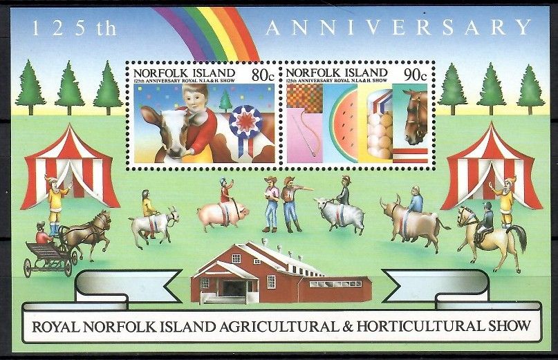 Znaczek Norfolk 1985 Mi bl 8 Czyste **