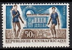 Znaczek Republika Środkowoafrykańska 1963 Mi 39 Czyste **