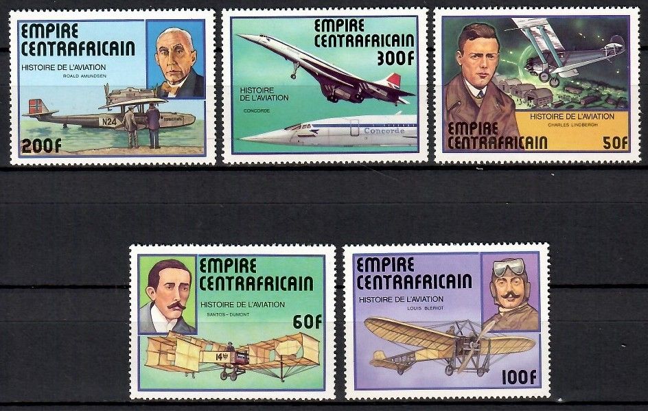 Znaczek Republika Środkowoafrykańska 1977 Mi 501-505 Czyste **