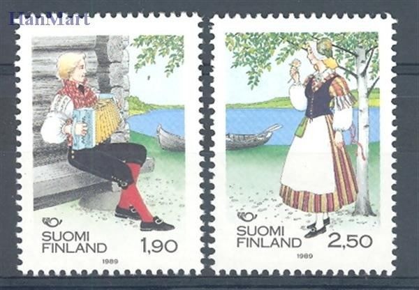 Znaczek Finlandia 1989 Mi 1084-1085 Czyste **