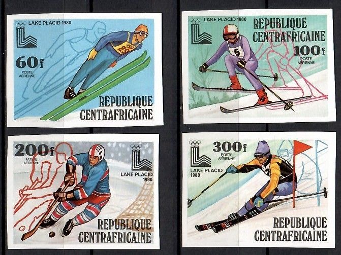 Znaczek Republika Środkowoafrykańska 1979 Mi 632-635B Czyste **
