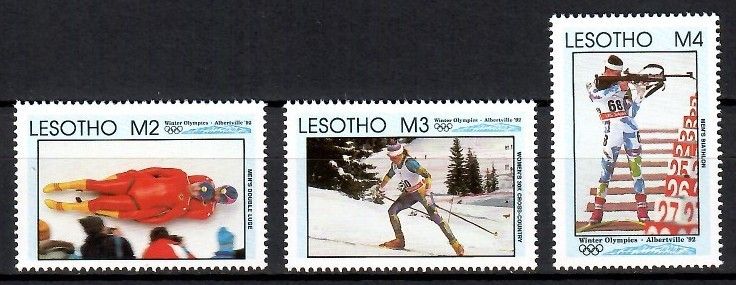 Znaczek Lesotho 1992 Mi 995-997 Czyste **
