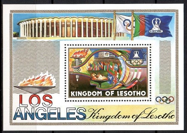 Znaczek Lesotho 1984 Mi bl 21 Czyste **
