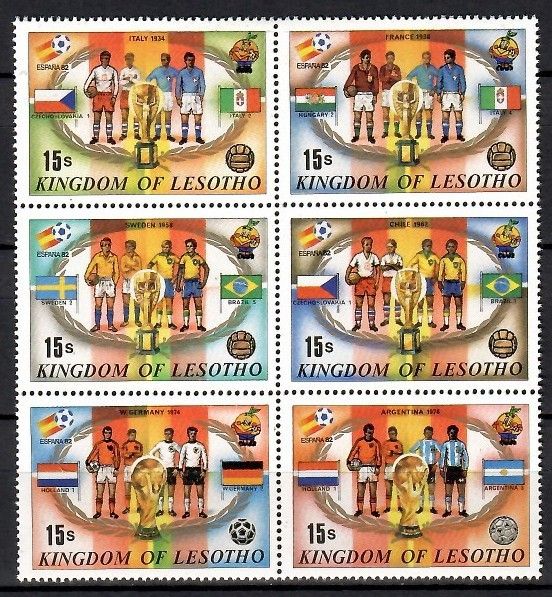 Znaczek Lesotho 1982 Mi 374...383 Czyste **