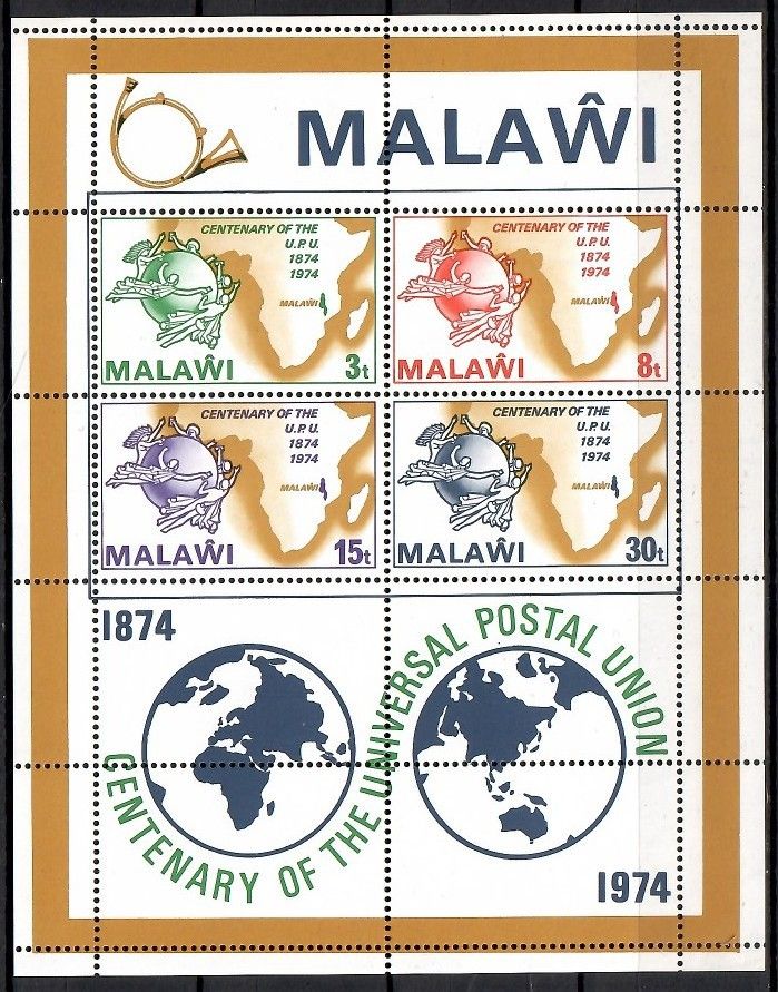 Znaczek Malawi 1974 Mi bl 36 Czyste **