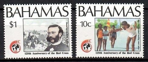 Znaczek Bahamy 1989 Mi 699-700 Czyste **