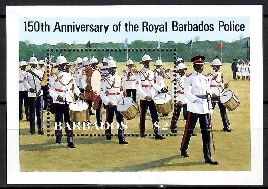 Znaczek Barbados 1985 Mi bl 20 Czyste **