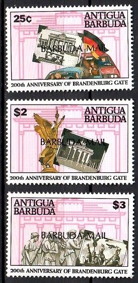 Znaczek Barbuda 1992 Mi 1387-1389 Czyste **