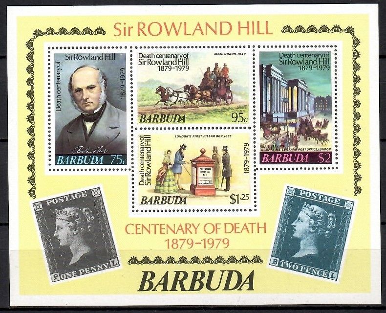 Znaczek Barbuda 1979 Mi bl 41 Czyste **