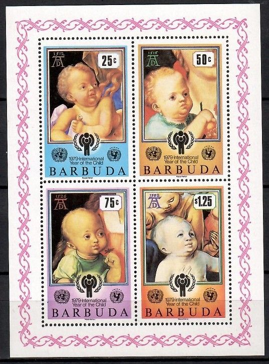 Znaczek Barbuda 1979 Mi bl 47 Czyste **