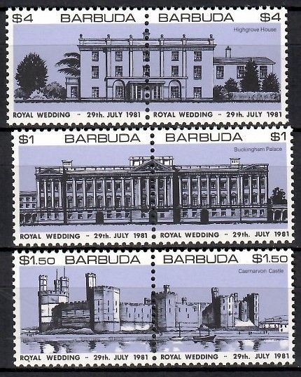 Znaczek Barbuda 1981 Mi 549-554 Czyste **