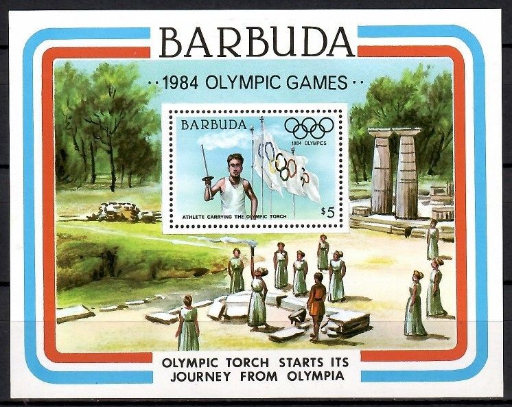 Znaczek Barbuda 1984 Mi bl 85 Czyste **