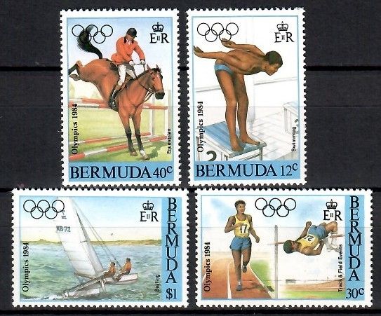 Znaczek Bermudy 1984 Mi 442-445 Czyste **
