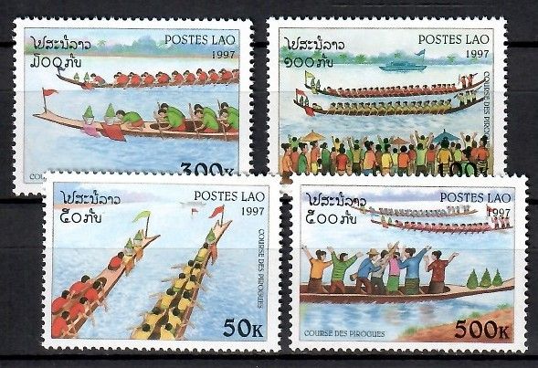 Znaczek Laos 1997 Mi 1612-1615 Czyste **