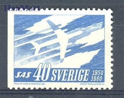 Znaczek Szwecja 1961 Mi 467Dl Czyste **