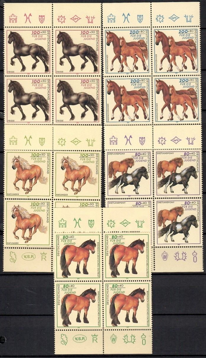 Znaczek Niemcy 1997 Mi 1920-1924 Czyste **
