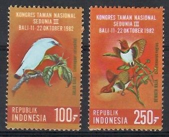Znaczek Indonezja 1982 Mi 1074-1075 Czyste **