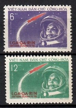Znaczek Wietnam 1961 Mi 166-167 Czyste **