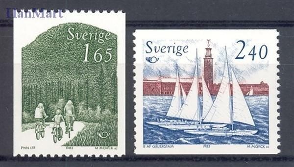 Znaczek Szwecja 1983 Mi 1230-1231 Czyste **