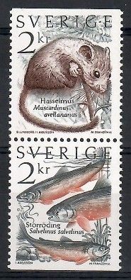 Znaczek Szwecja 1985 Mi 1322-1323 Czyste **