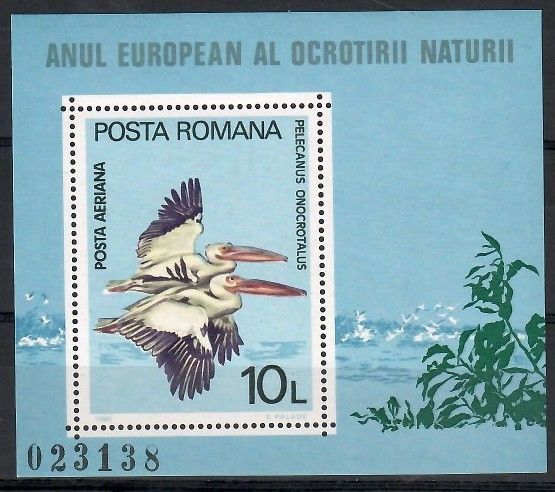 Znaczek Rumunia 1980 Mi bl 167 Czyste **