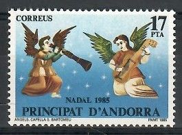 Znaczek Andora (hiszpańska) 1985 Mi 186 Czyste **