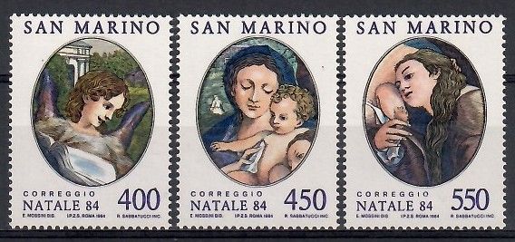 Znaczek San Marino 1984 Mi 1310-1312 Czyste **