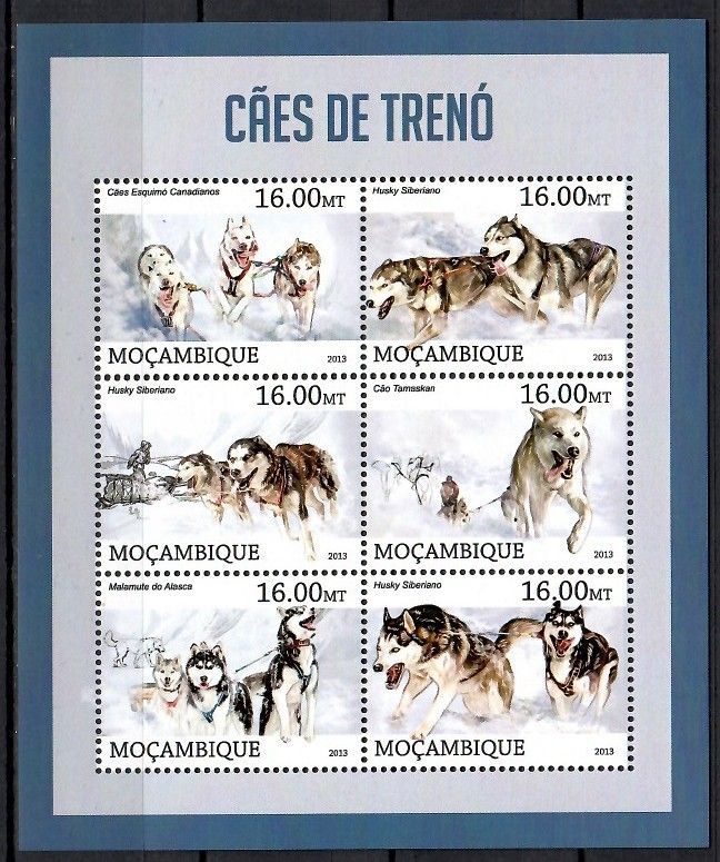 Znaczek Mozambik 2013 Mi ark 6441-6446 Czyste **