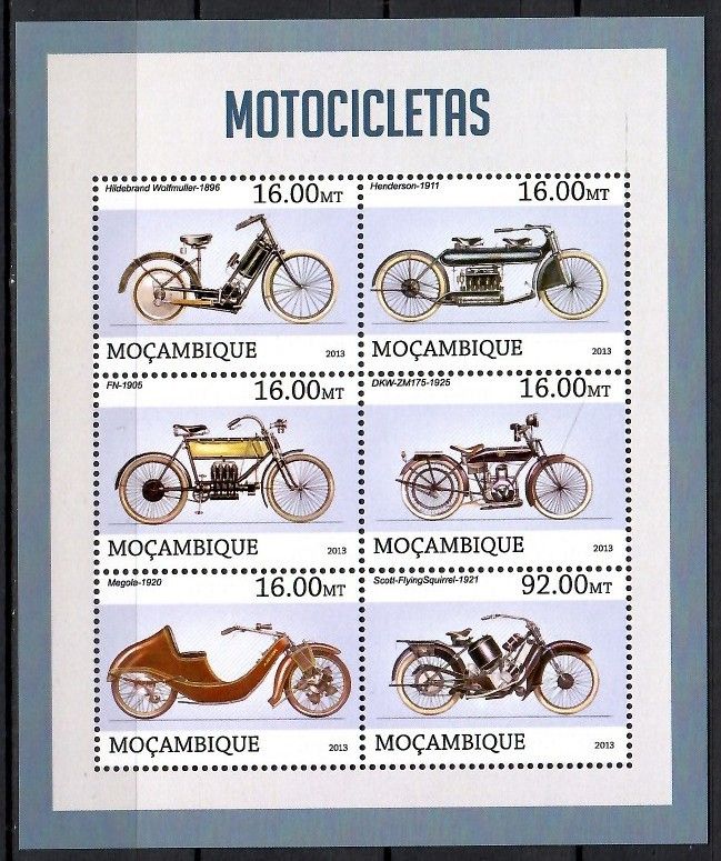 Znaczek Mozambik 2013 Mi ark 6462-6467 Czyste **